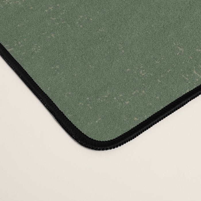 Abstract vase collage - deep green Desk Mat Gallery Image 4