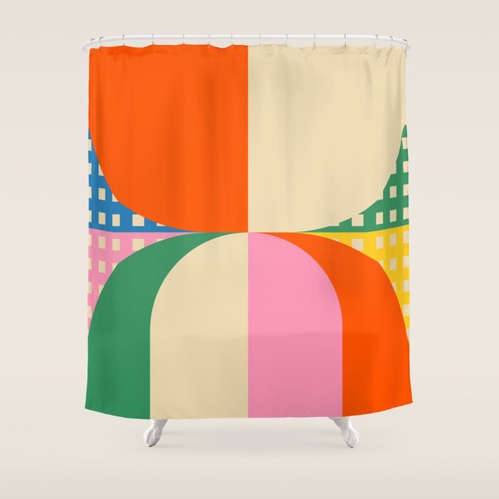 HAPPY BALANCE Shower Curtain Gallery Image 1