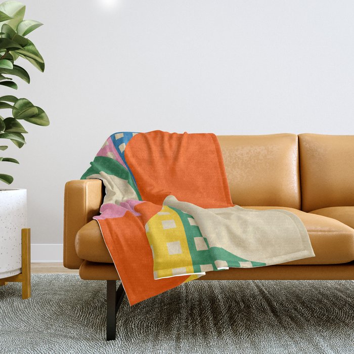 HAPPY BALANCE Throw Blanket Gallery Image 1