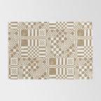 Warm Vintage Checks Rug Gallery Image 2