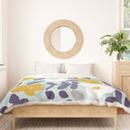 cooldown: blueshade floral pattern Duvet Cover Gallery Image 3