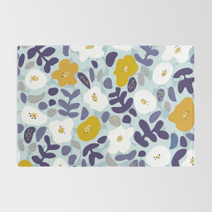cooldown: blueshade floral pattern Rug Gallery Image 2
