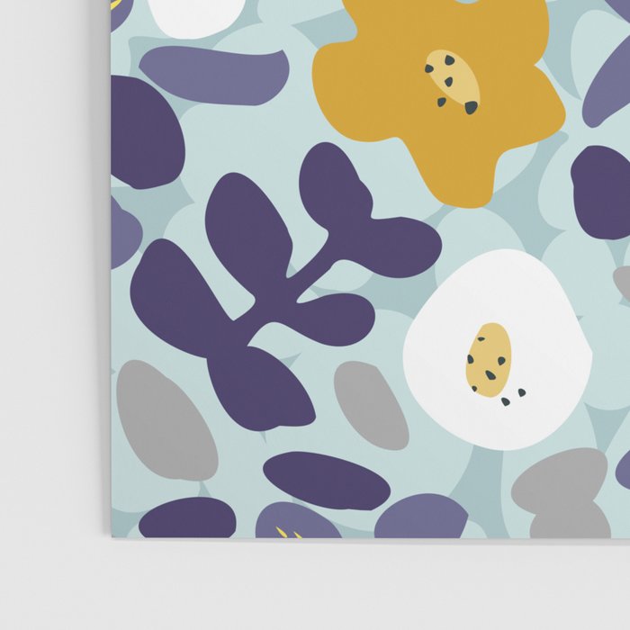 cooldown: blueshade floral pattern Poster Gallery Image 3