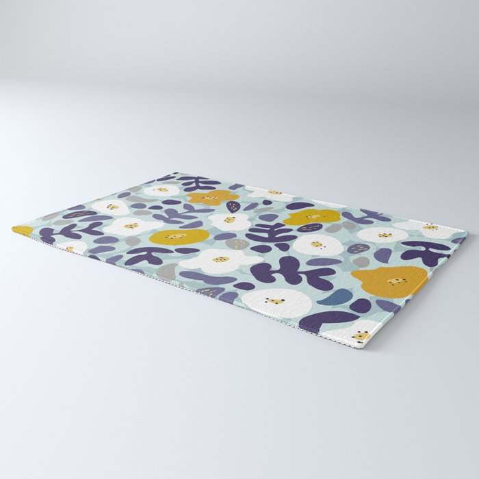 cooldown: blueshade floral pattern Rug Gallery Image 3