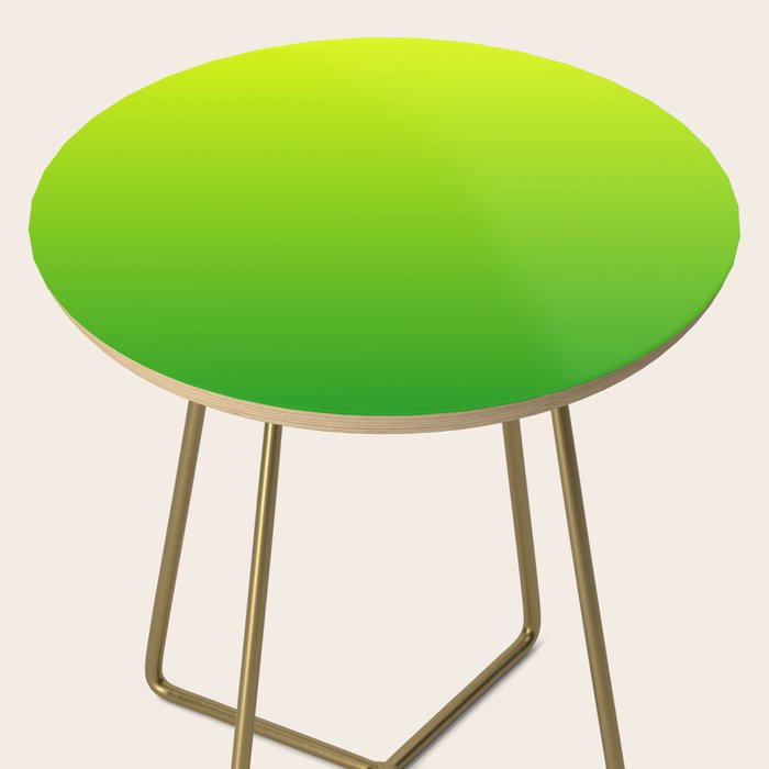 LIME GREEN OMBRE COLOR Side Table Gallery Image 2