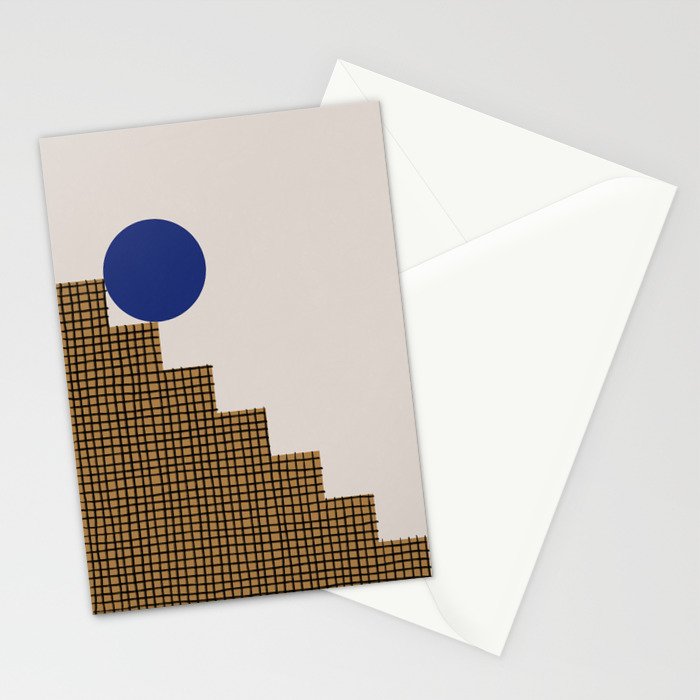 Blue Circle #2 Stationery Card Gallery Image 2