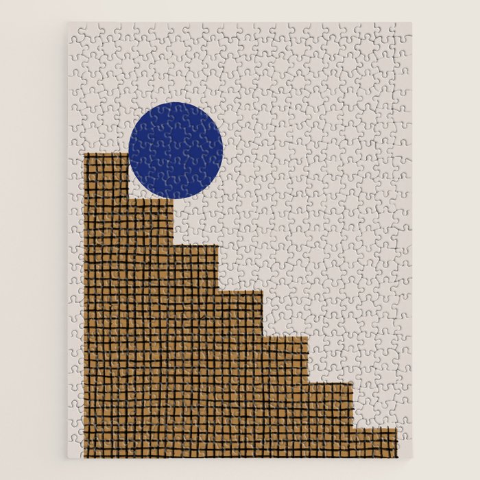 Blue Circle #2 Jigsaw Puzzle Gallery Image 1