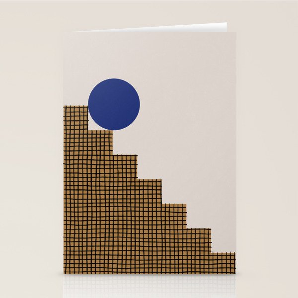 Blue Circle #2 Stationery Card Gallery Image 1