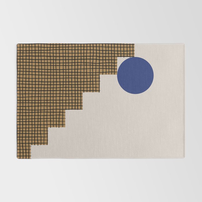 Blue Circle #2 Rug Gallery Image 2