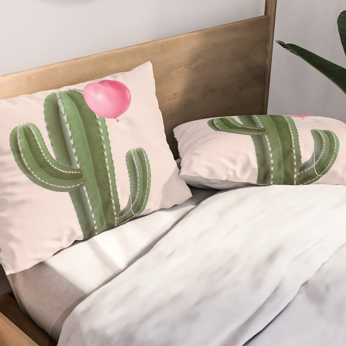 PRICKLY FRIENDS Pillow Sham Gallery Image 2