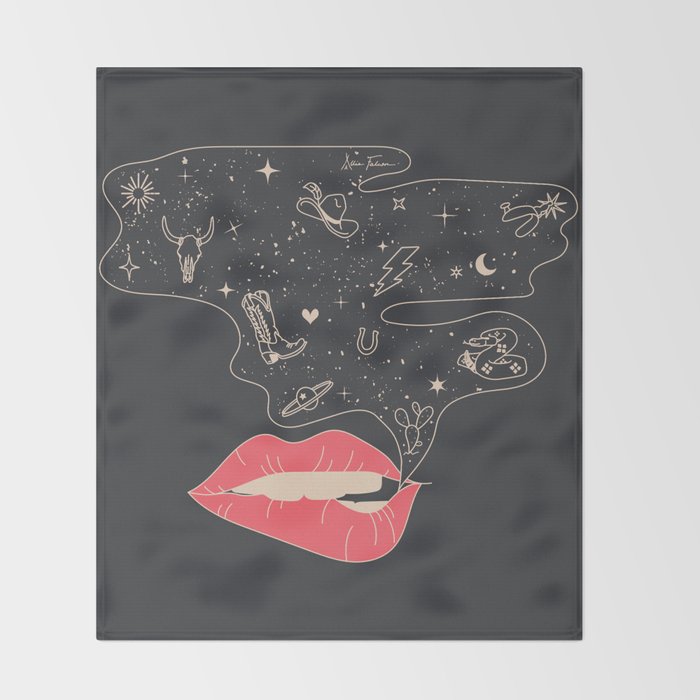 Talk Cowboy to Me Throw Blanket Gallery Image 2