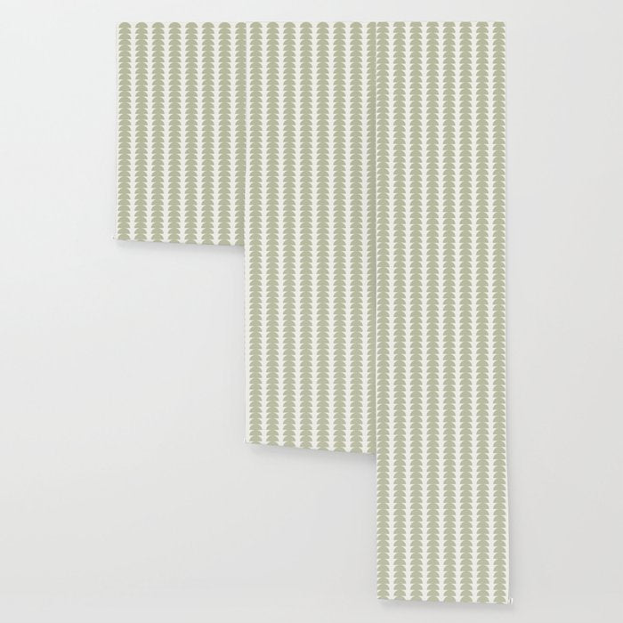 Maude Pattern - Natural Green Wallpaper Gallery Image 3