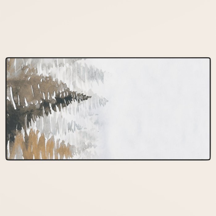 Watercolor Pine Trees 3 Desk Mat Gallery Image 3