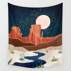 Desert Stars River Wall Tapestry Gallery Image 4