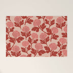 Roses pattern Welcome Mat Gallery Image 1