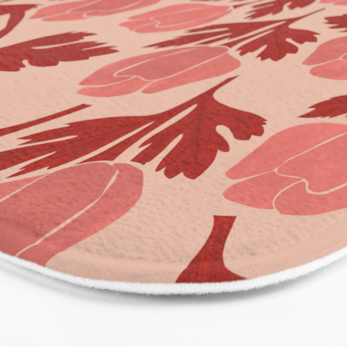 Roses pattern Bath Mat Gallery Image 3