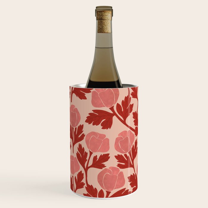 Roses pattern Wine Chiller Gallery Image 1