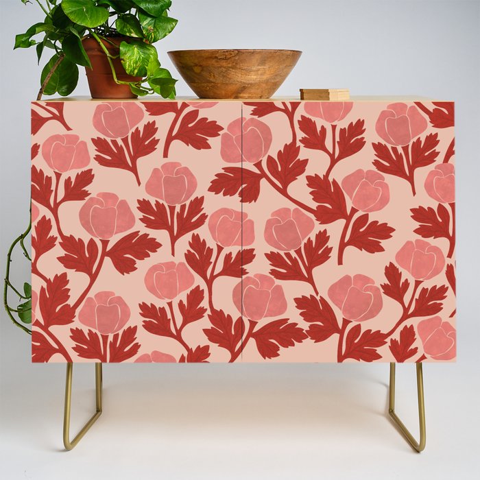 Roses pattern Credenza Gallery Image 1
