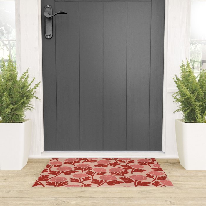 Roses pattern Welcome Mat Gallery Image 3
