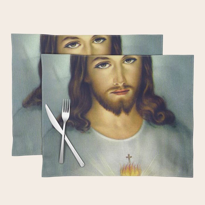 Sacred Heart Of Jesus Placemat Gallery Image 1