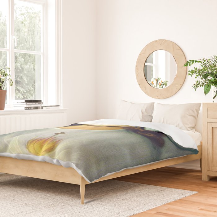 Sacred Heart Of Jesus Duvet Cover Gallery Image 2