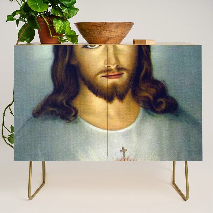 Sacred Heart Of Jesus Credenza Gallery Image 1