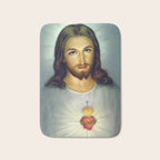 Sacred Heart Of Jesus Bath Mat Gallery Image 1