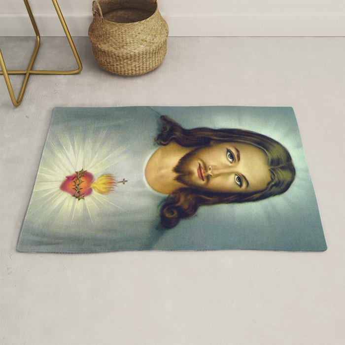 Sacred Heart Of Jesus Rug Gallery Image 1