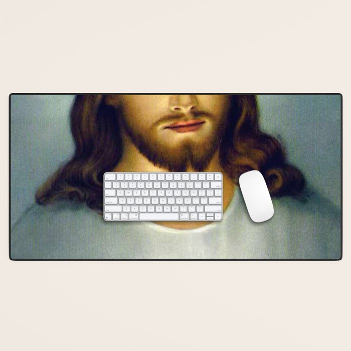 Sacred Heart Of Jesus Desk Mat Gallery Image 1