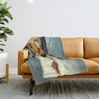 Sacred Heart Of Jesus Throw Blanket Gallery Image 1