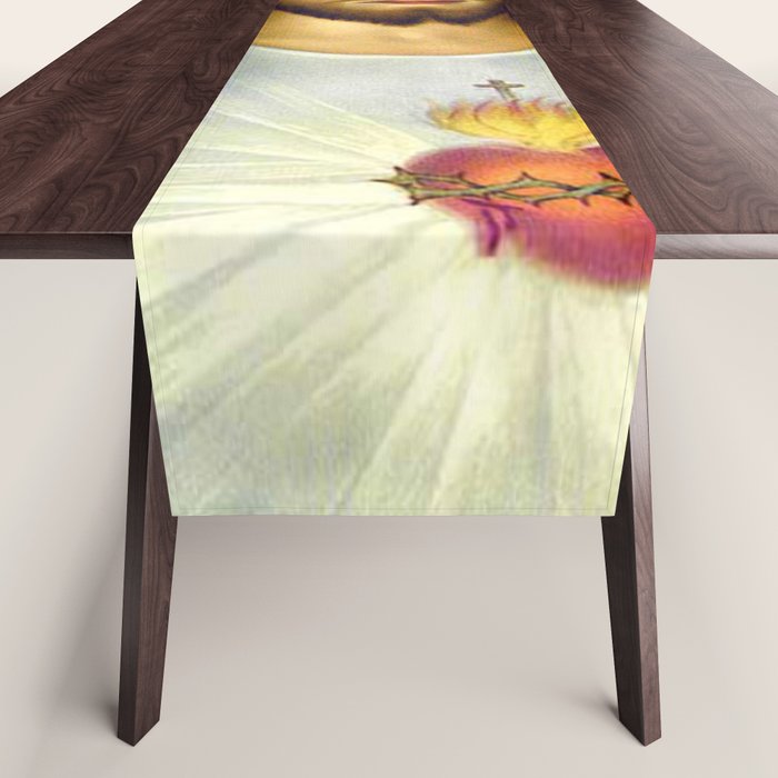 Sacred Heart Of Jesus Table Runner Gallery Image 1