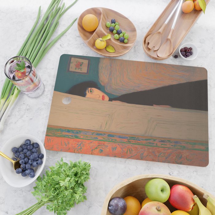 Behind the Painted Door Cutting Board Gallery Image 2