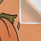 Leo Pumpkin Wall Tapestry Gallery Image 3