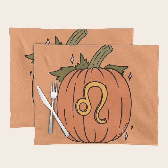 Leo Pumpkin Placemat Gallery Image 1
