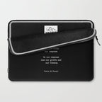 Between stimulus and response, there is a space. Viktor Frankl Quote Laptop Sleeve Gallery Image 2