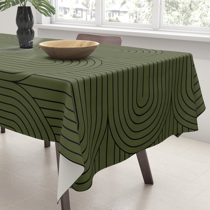 Art Deco Arch Pattern VIII Tablecloth Gallery Image 3