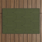 Art Deco Arch Pattern VIII Outdoor Rug Gallery Image 1