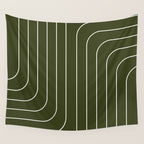 Searching (Olive Green) Wall Tapestry Gallery Image 4