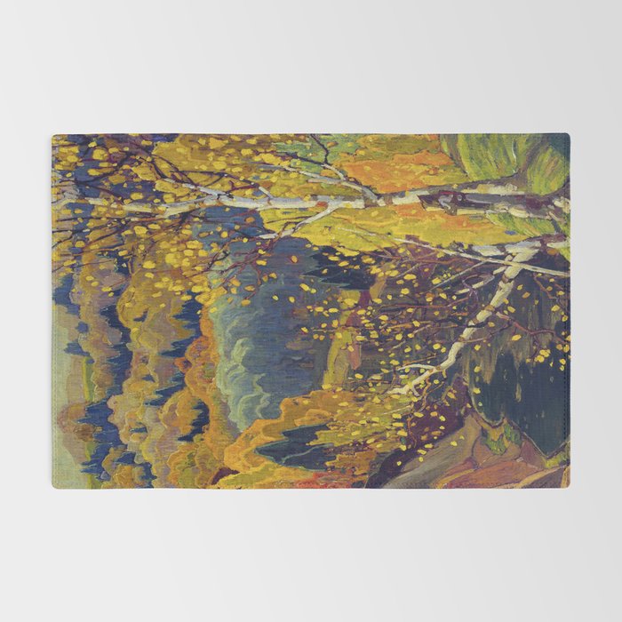 Franklin Carmichael Canadian artist Art Nouveau Post-Impressionism October Gold Rug Gallery Image 2