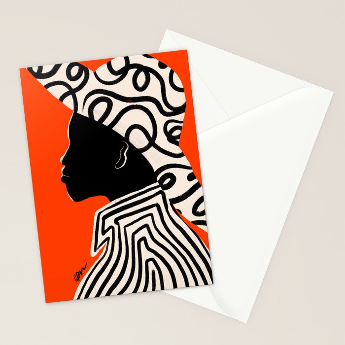 Silhouette of Style of Modern Essence Stationery Card Gallery Image 2