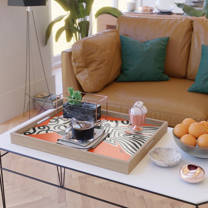 Silhouette of Style of Modern Essence Serving Tray Gallery Image 2