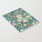 William Morris Golden Lily Bright Green Gold Pink Notebook Gallery Image 2