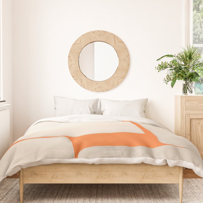 Soft Shapes in Balance III Duvet Cover Gallery Image 3