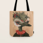 Festive Ostrich Tote Bag Gallery Image 1