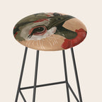 Festive Ostrich Stool Gallery Image 2