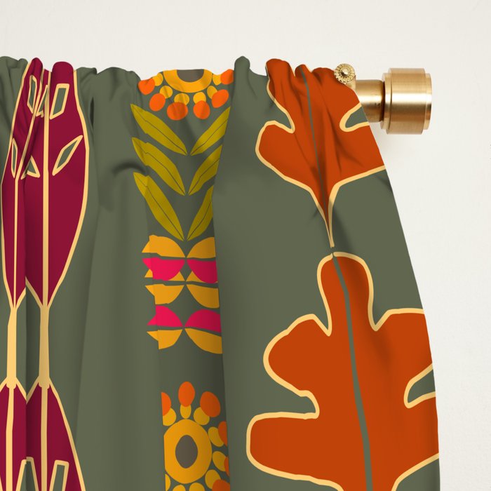 Cozy Fall Window Curtain Gallery Image 2