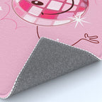Smiley Pink Disco Ball Rug Gallery Image 4