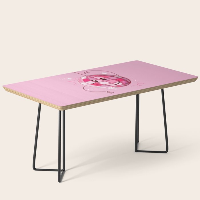 Smiley Pink Disco Ball Coffee Table Gallery Image 1