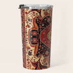 Late 19th Century Serapi Persian Rug Print Travel Mug Gallery Image 3