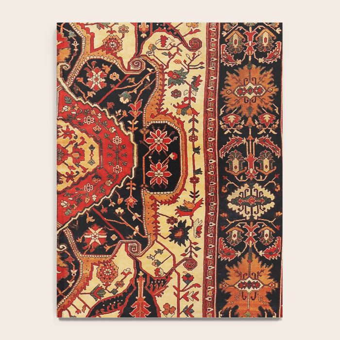Late 19th Century Serapi Persian Rug Print Notebook Gallery Image 4